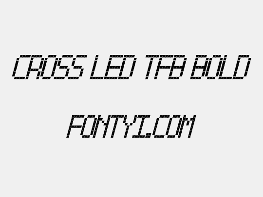 Cross led tfb bold