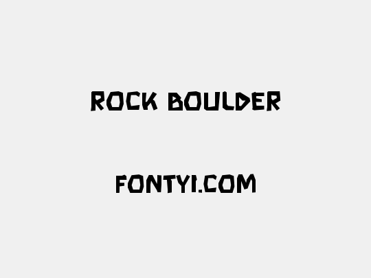 Rock Boulder