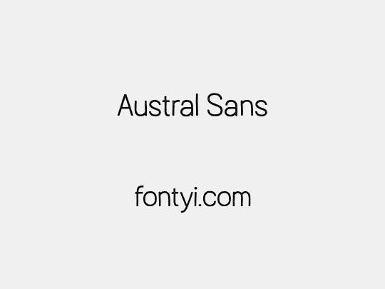 Austral Sans