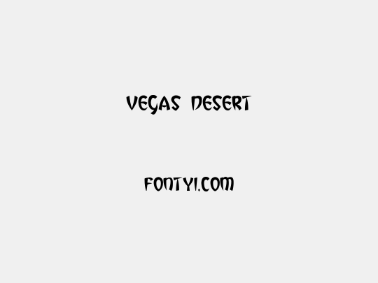Vegas Desert