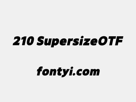 210 SupersizeOTF