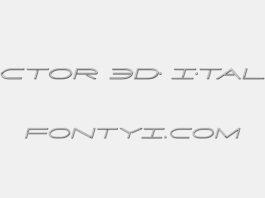 Factor 3D Italic