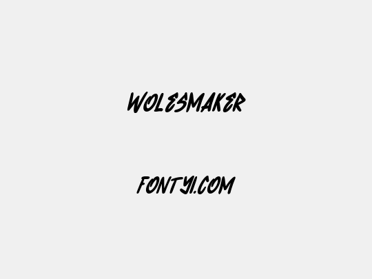 Wolesmaker