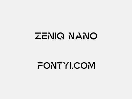 Zeniq Nano