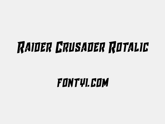 Raider Crusader Rotalic