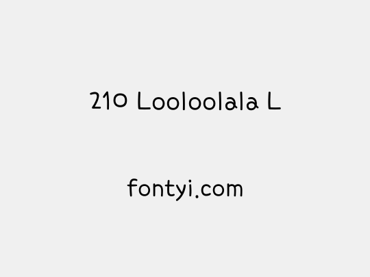 210 Looloolala L