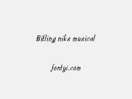 Bitling niks musical