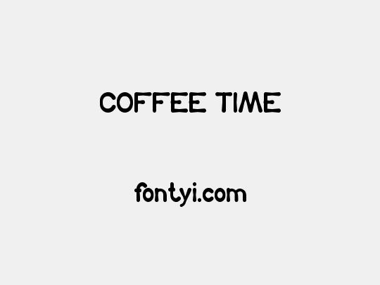 COFFEE TIME