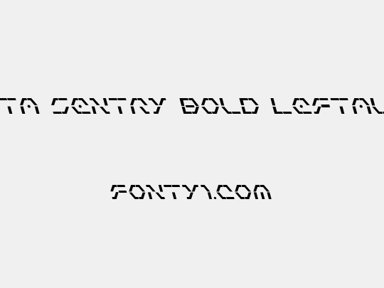 Zeta Sentry Bold Leftalic