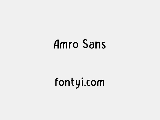 Amro Sans
