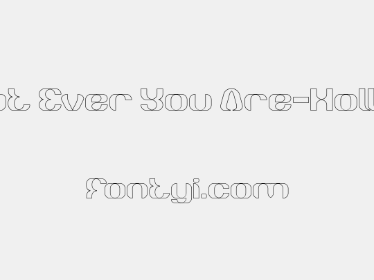 What Ever You Are-Hollow