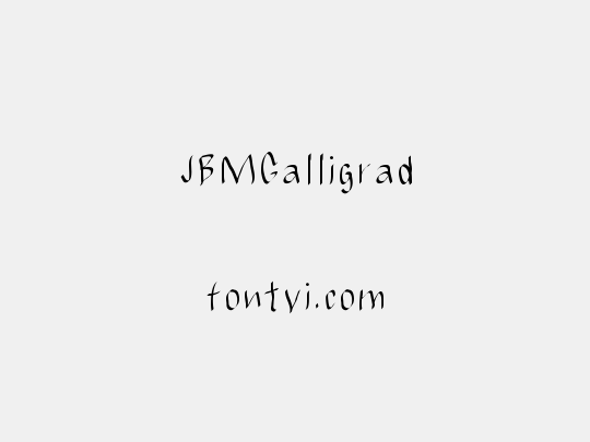 JBMCalligrad