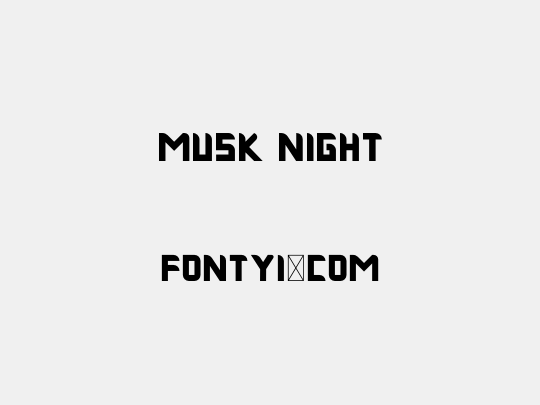 Musk Night