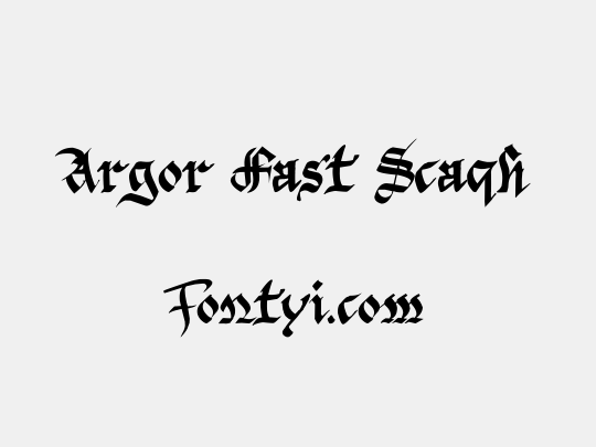 Argor Fast Scaqh