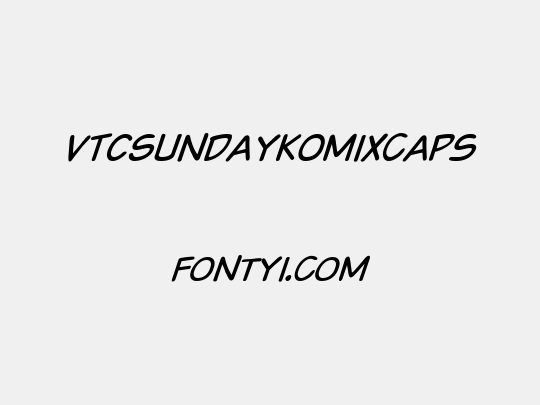 VTCSundaykomixcaps