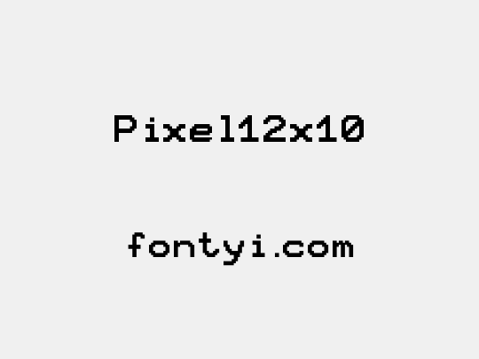 Pixel12x10