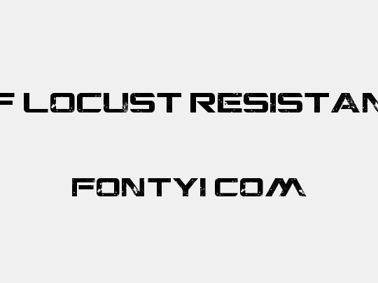 CGF Locust Resistance