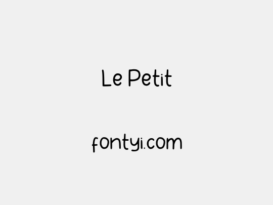 Le Petit