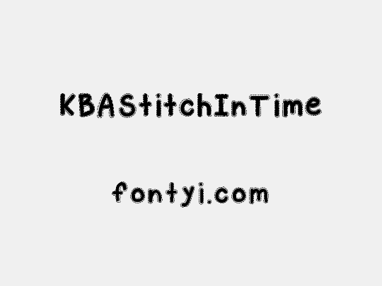 KBAStitchInTime