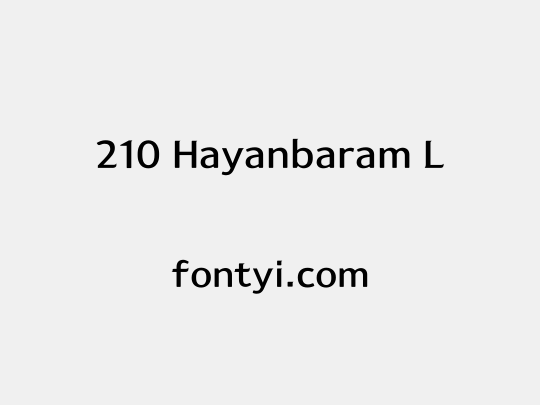 210 Hayanbaram L
