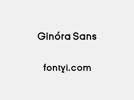 Ginóra Sans