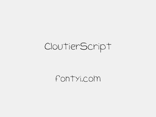 CloutierScript