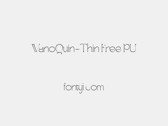 WanoQuin-Thin Free PU