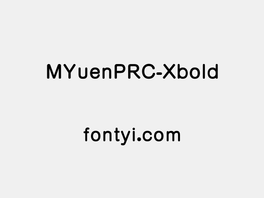 MYuenPRC-Xbold