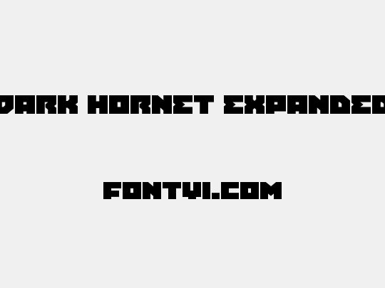 Dark Hornet Expanded