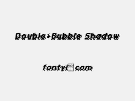 Double•Bubble Shadow