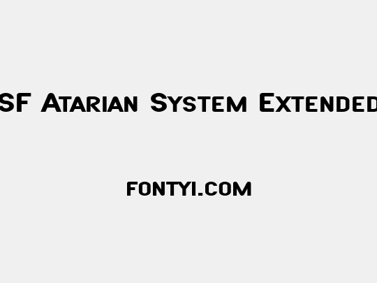 SF Atarian System Extended