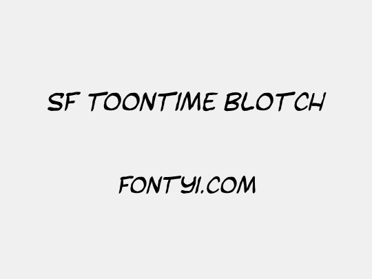 SF Toontime Blotch
