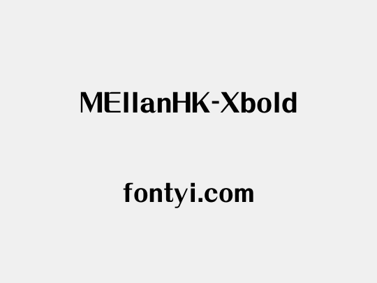 MEllanHK-Xbold
