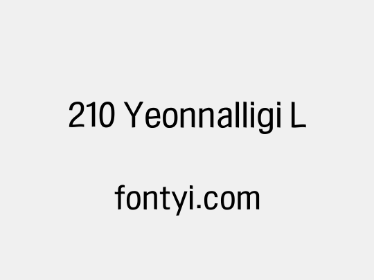 210 Yeonnalligi L