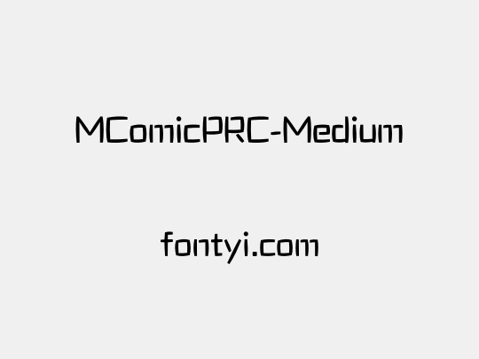 MComicPRC-Medium