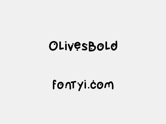 OlivesBold