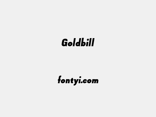 Goldbill