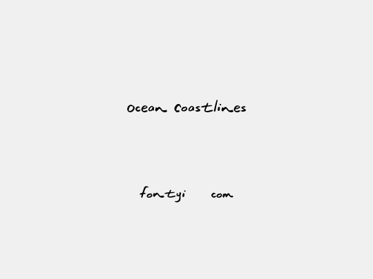 Ocean Coastlines