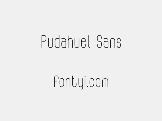 Pudahuel Sans