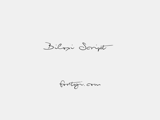 Biloxi Script