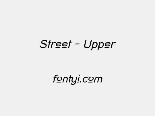 Street - Upper