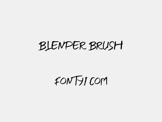 BLENDER BRUSH