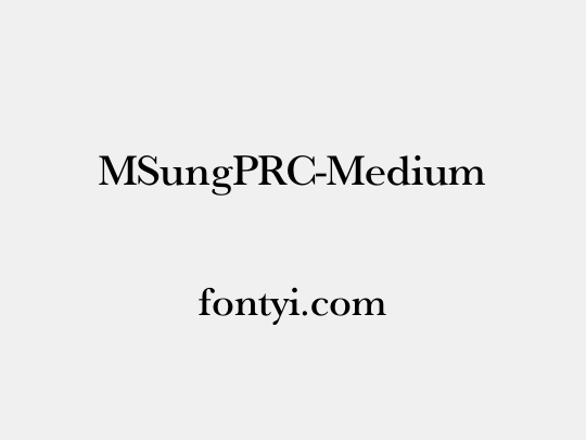 MSungPRC-Medium