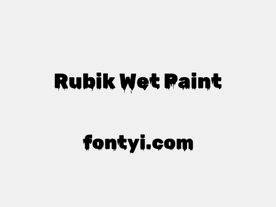 Rubik Wet Paint