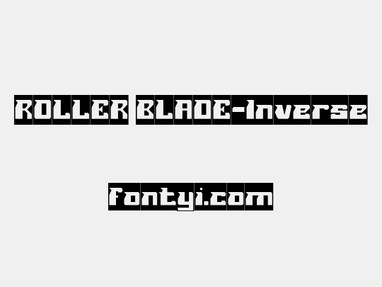 ROLLER BLADE-Inverse