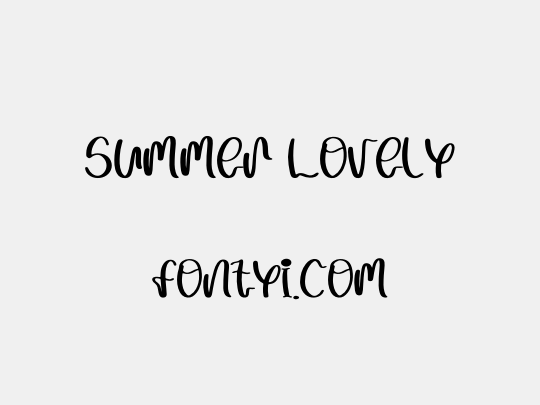 Summer Lovely