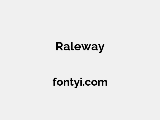 Raleway