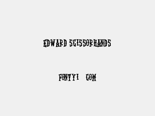 Edward Scissorhands
