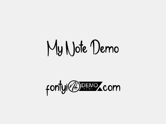 My Note Demo
