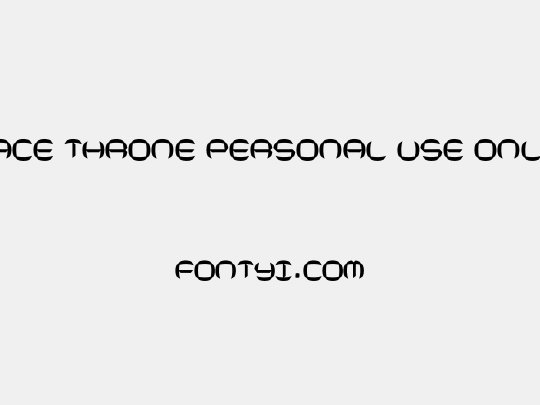 Space Throne PERSONAL USE ONLY Medium